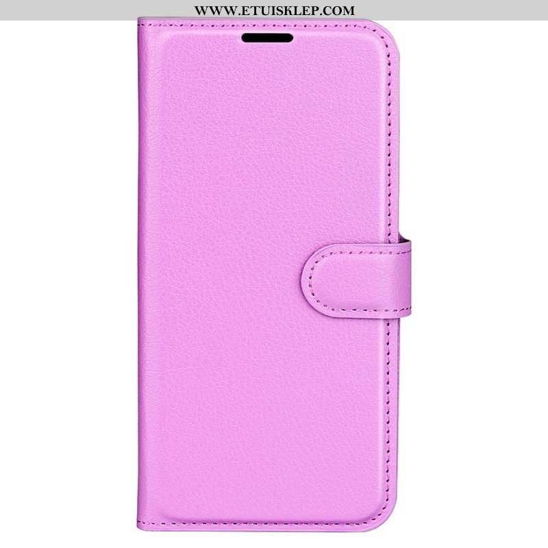 Etui Folio do Honor Magic 4 Lite 5G Klasyczny Skórzany Styl